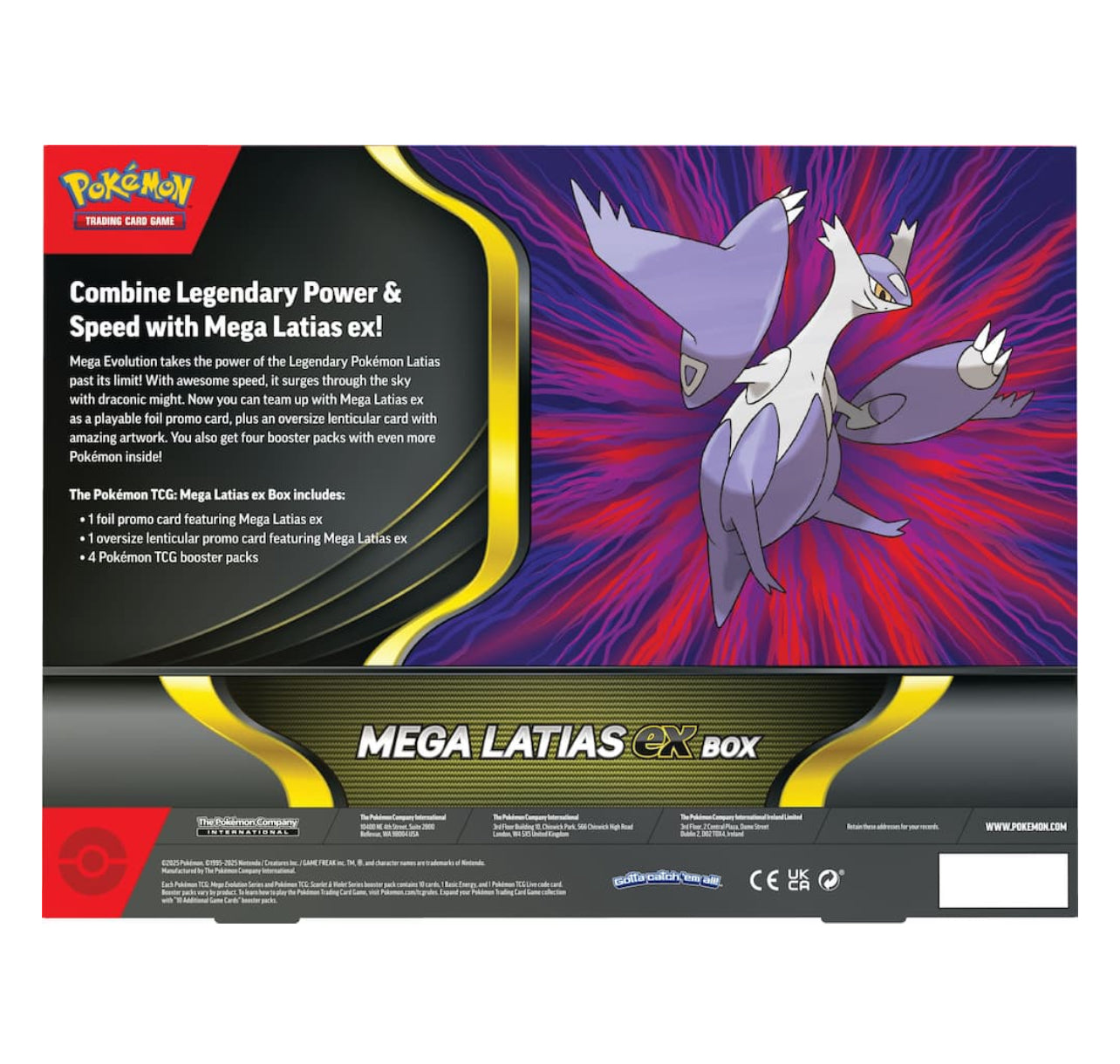 Pokémon TCG Mega Latias ex Box