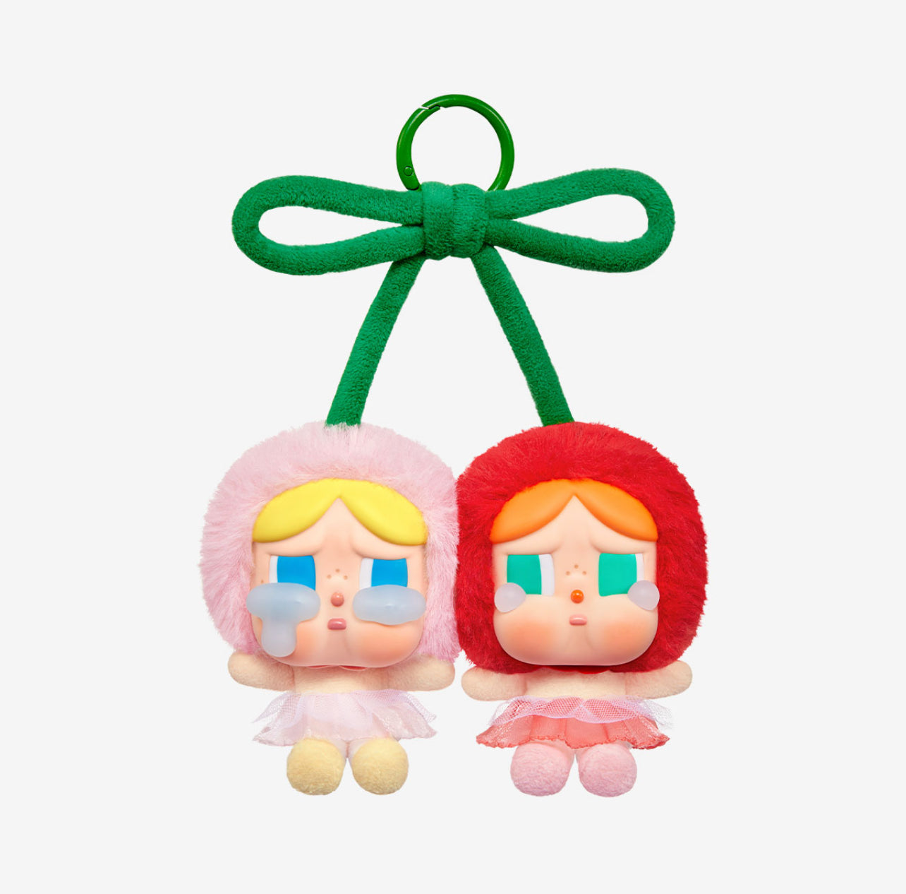 POP MART Crybaby Crying For Love Series Love You Cherry Much Vinyl Plush Pendant Blister Pack