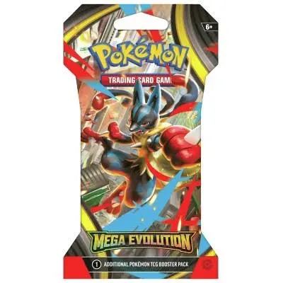 Pokémon TCG Mega Evolution Sleeved Booster Pack (Assorted Designs)