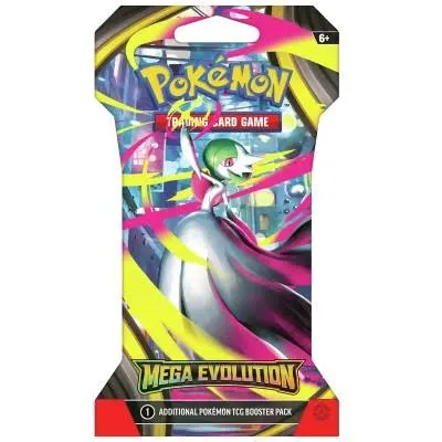 Pokémon TCG Mega Evolution Sleeved Booster Pack (Assorted Designs)