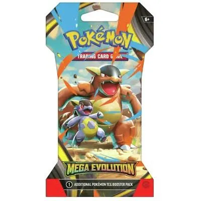 Pokémon TCG Mega Evolution Sleeved Booster Pack (Assorted Designs)